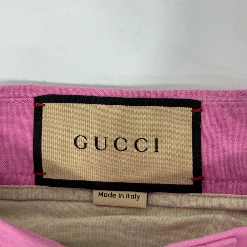 Gucci Gucci Pink Logo Casual Pants Size 44 Size US 44 / EU 60 - 6 Thumbnail