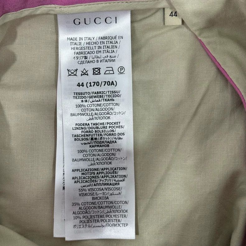 Gucci Gucci Pink Logo Casual Pants Size 44 Size US 44 / EU 60 - 5 Thumbnail