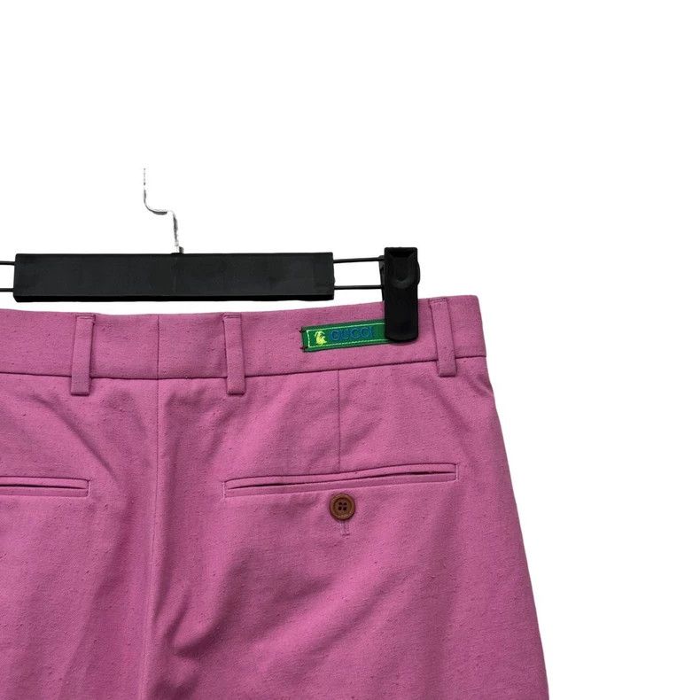 Gucci Gucci Pink Logo Casual Pants Size 44 Size US 44 / EU 60 - 4 Thumbnail