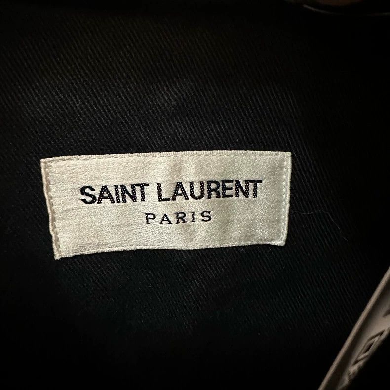 Saint Laurent Paris Saint Laurent Black and Red Jacket Size US L / EU 52-54 / 3 - 5 Thumbnail