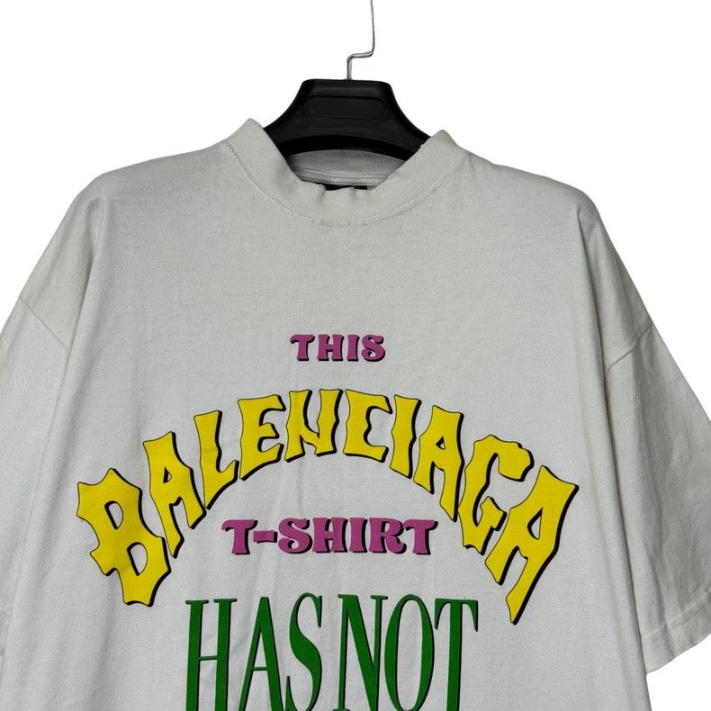 Balenciaga Balenciaga Short Sleeve T-Shirt with Colorful Design Size US M / EU 48-50 / 2 - 3 Thumbnail
