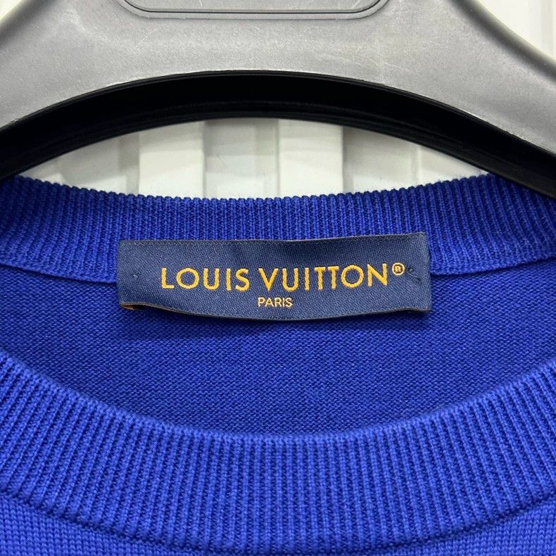 Louis Vuitton Louis Vuitton Graffiti Logo Knit Short Sleeve Shirt Size US L / EU 52-54 / 3 - 4 Thumbnail