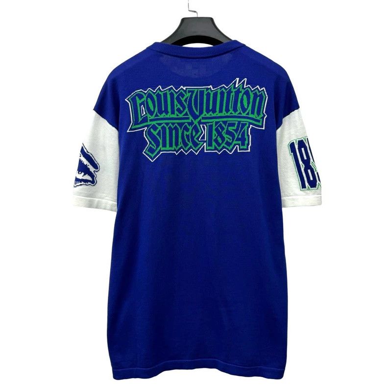 Louis Vuitton Louis Vuitton Graffiti Logo Knit Short Sleeve Shirt Size US L / EU 52-54 / 3 - 2 Thumbnail