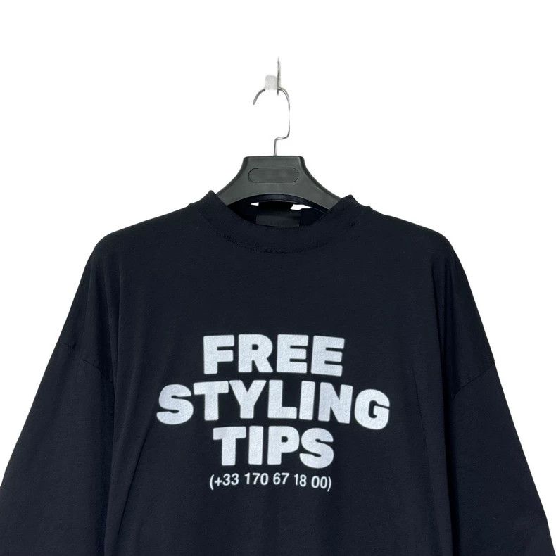 Balenciaga Balenciaga Free Styling Tips Short Sleeve T-Shirt Size US M / EU 48-50 / 2 - 3 Thumbnail
