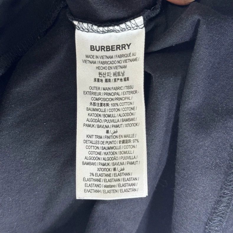 Burberry Burberry Black Logo Short Sleeve T-Shirt Size US M / EU 48-50 / 2 - 5 Thumbnail
