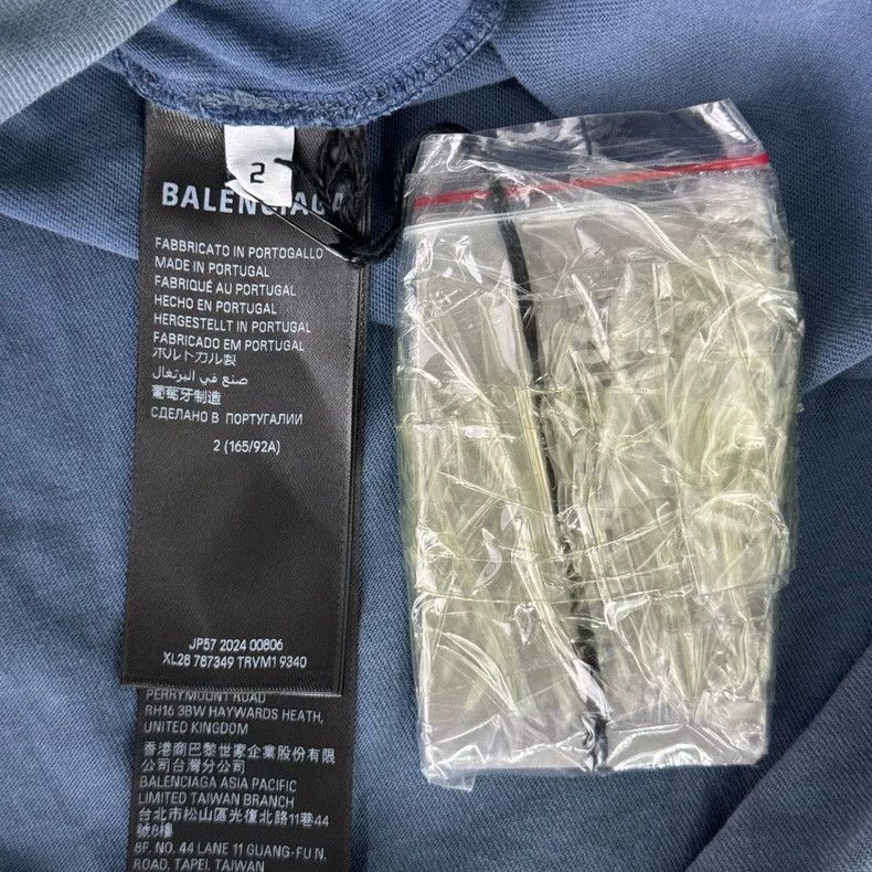 Balenciaga Balenciaga Paris Short Sleeve T-Shirt Size US M / EU 48-50 / 2 - 5 Thumbnail
