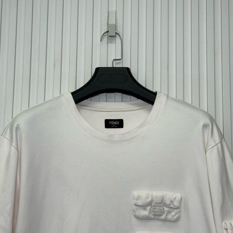 Fendi Fendi Light Pink Short Sleeve Shirt Size US L / EU 52-54 / 3 - 3 Thumbnail