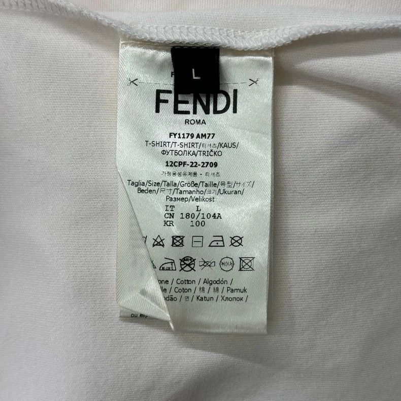 Fendi Fendi Light Pink Short Sleeve Shirt Size US L / EU 52-54 / 3 - 5 Thumbnail