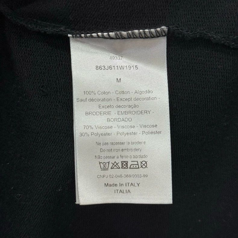 Dior Black Short Sleeve T-shirt M Size