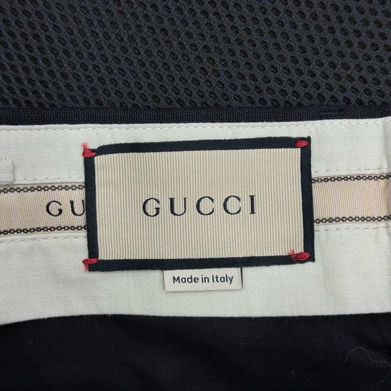 Gucci Gucci Black Straight Leg Trousers Size 44 Size US 44 / EU 60 - 3 Thumbnail