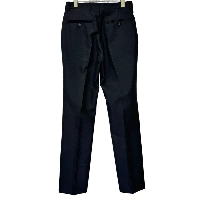 Gucci Gucci Black Straight Leg Trousers Size 44 Size US 44 / EU 60 - 2 Thumbnail