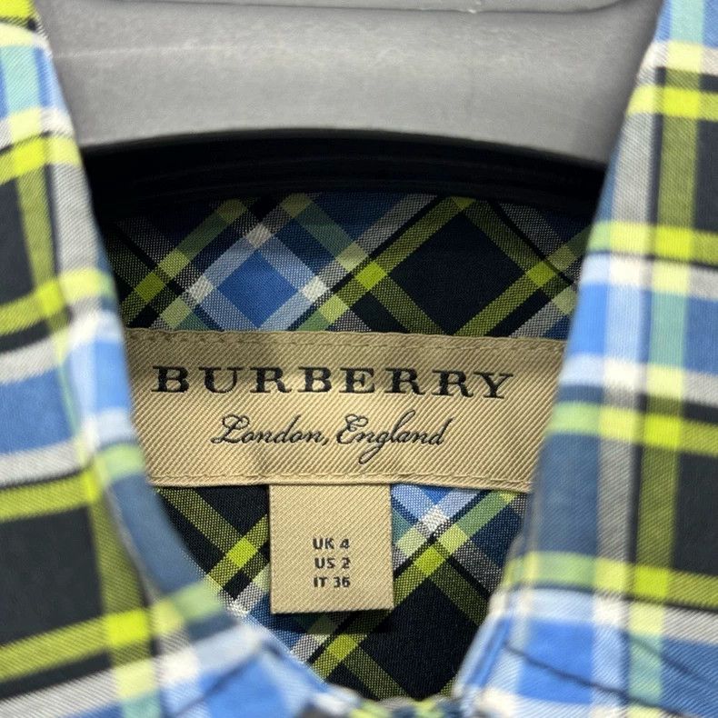 Burberry Burberry Check Long Sleeve Shirt UK4 Size Size US XXS / EU 40 - 4 Thumbnail