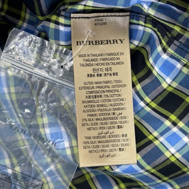 Burberry Burberry Check Long Sleeve Shirt UK4 Size Size US XXS / EU 40 - 5 Thumbnail