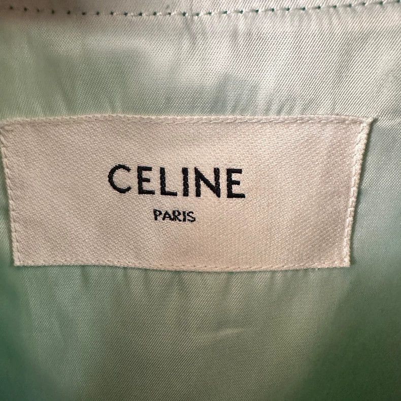 Celine Celine Green Logo Baseball Jacket Size US L / EU 52-54 / 3 - 4 Thumbnail