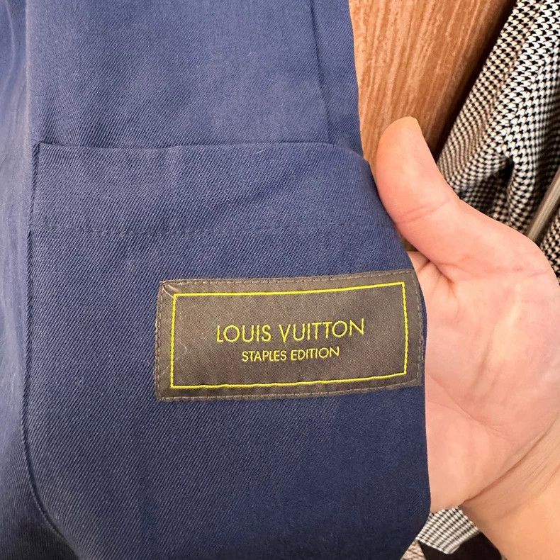 Louis Vuitton Louis Vuitton Blue Wide Leg Casual Pants Size US 42 / EU 58 - 3 Thumbnail