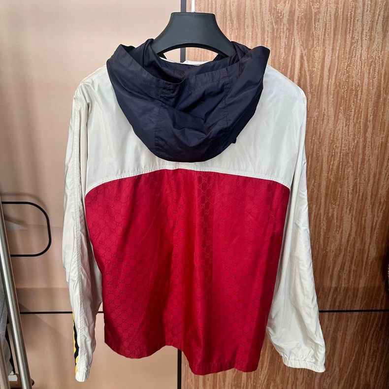Gucci Gucci Color-Blocked Windbreaker Jacket Size US L / EU 52-54 / 3 - 2 Thumbnail