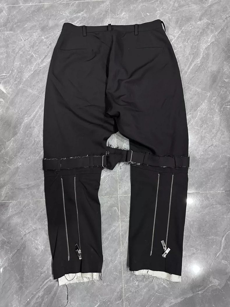 Raf Simons Sulvam Belted Zipper Trousers Long Pants Size US 32 / EU 48 - 2 Thumbnail