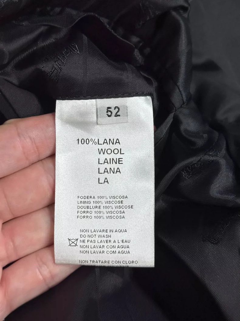 Versace Versace Black Lapel Shoulder Blazer Jacket Size US L / EU 52-54 / 3 - 4 Thumbnail