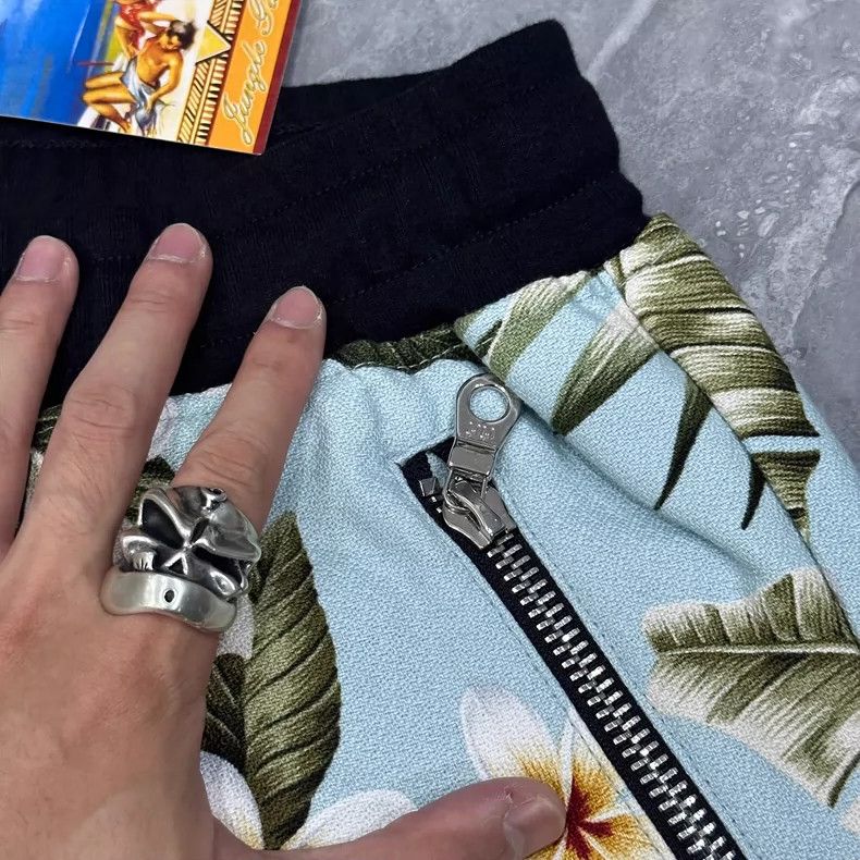 Just Don Jungle Floral Basketball Shorts for Summer Size US 34 / EU 50 - 3 Thumbnail