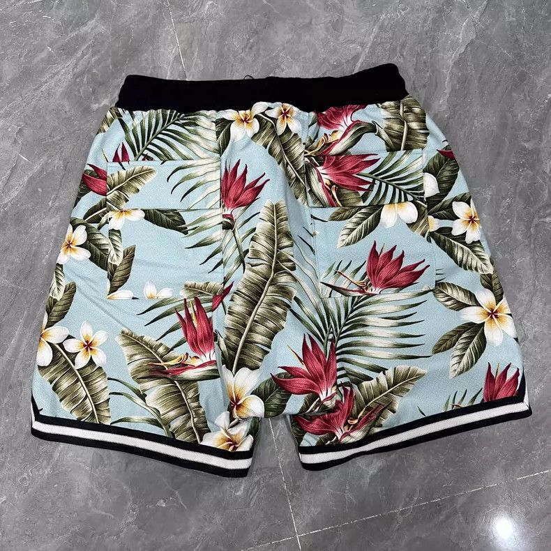 Just Don Jungle Floral Basketball Shorts for Summer Size US 34 / EU 50 - 2 Thumbnail
