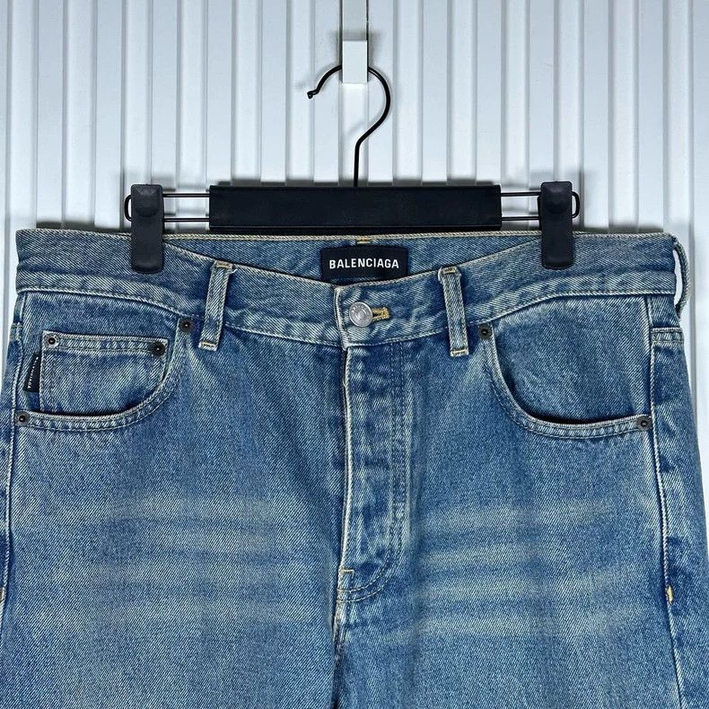 Balenciaga Balenciaga Ripped Jeans Size 31 Size US 31 - 3 Thumbnail