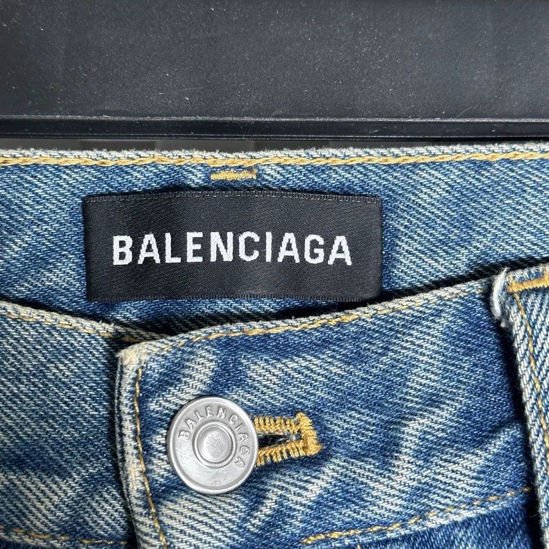 Balenciaga Balenciaga Ripped Jeans Size 31 Size US 31 - 4 Thumbnail