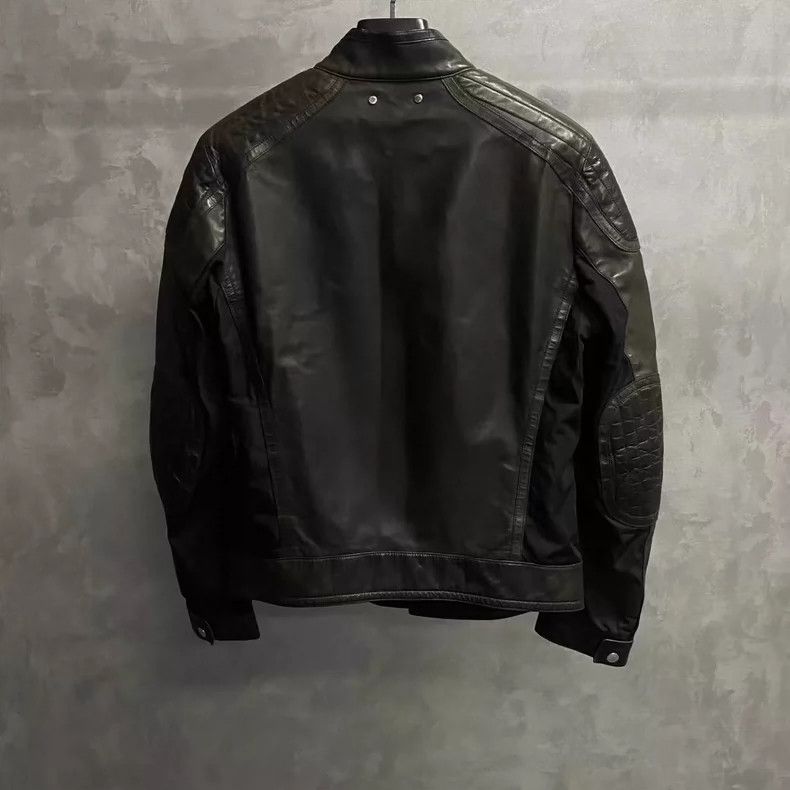 Louis Vuitton Louis Vuitton Black Leather Checkered Jacket Size US L / EU 52-54 / 3 - 2 Thumbnail