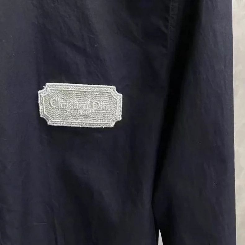 Dior Dior Black Logo Embroidered Shirt Size 38 Size US M / EU 48-50 / 2 - 3 Thumbnail