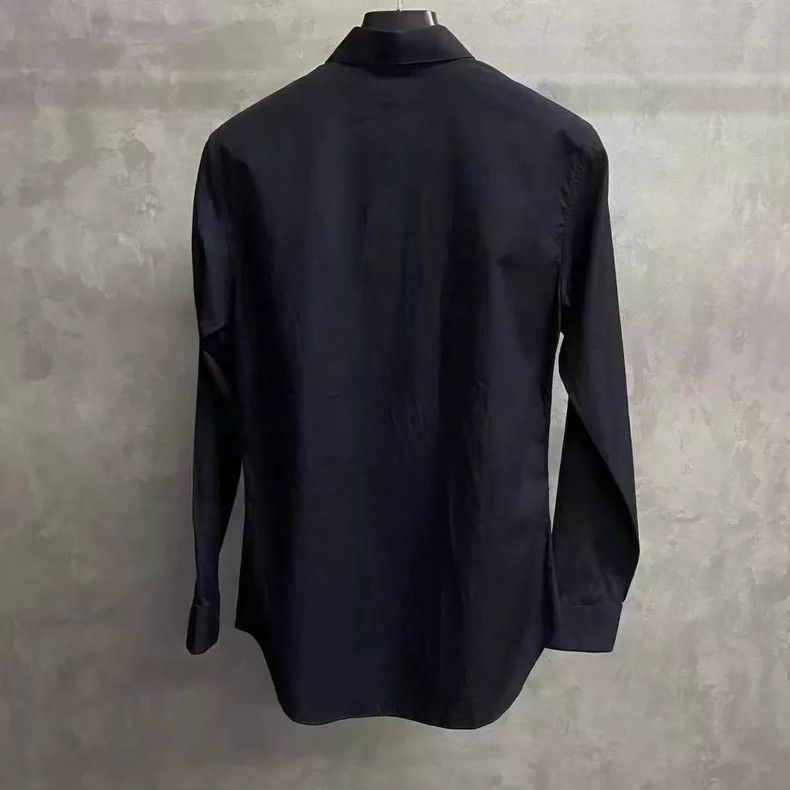 Dior Dior Black Logo Embroidered Shirt Size 38 Size US M / EU 48-50 / 2 - 2 Thumbnail