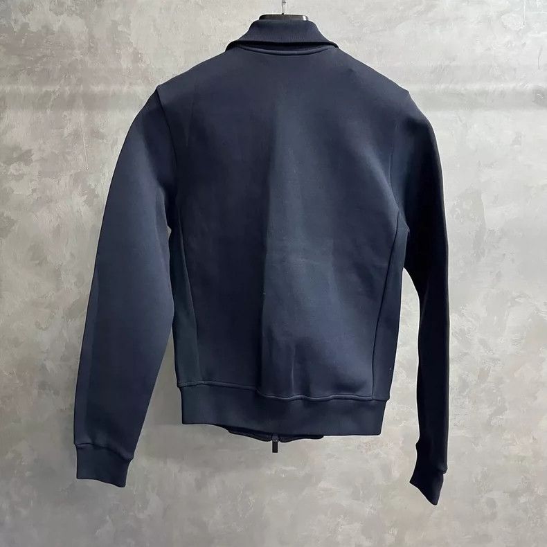 Dior Dior Dark Blue Textured Zip Jacket Size US XS / EU 42 / 0 - 4 Thumbnail