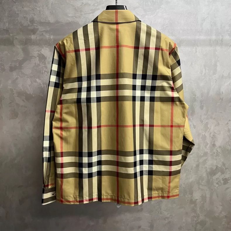 Burberry Burberry Beige Plaid Long Sleeve Shirt Size US S / EU 44-46 / 1 - 5 Thumbnail