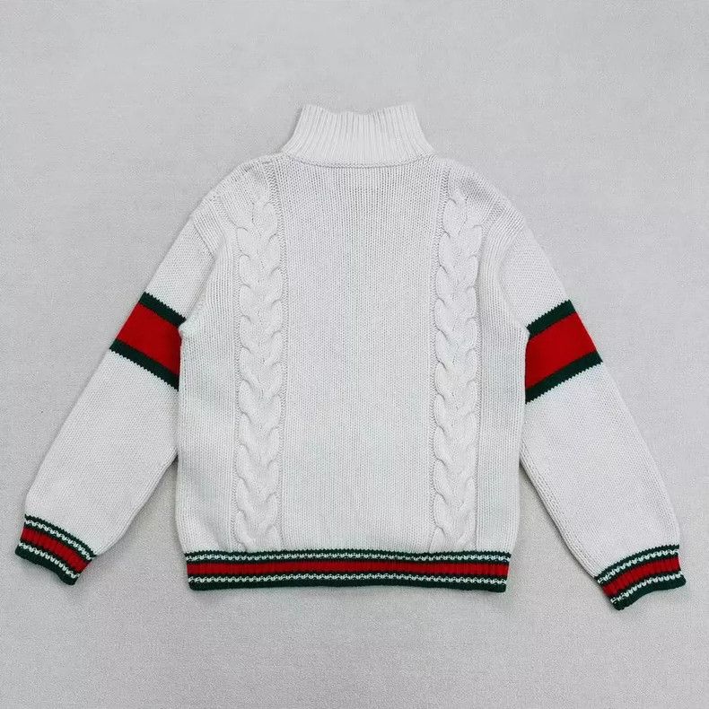 Gucci Gucci Red Green Knit Zip Sweater Jacket Size US L / EU 52-54 / 3 - 2 Thumbnail