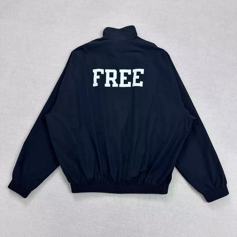 Balenciaga Balenciaga Letter Print Windbreaker Jacket Size 40 Size US M / EU 48-50 / 2 - 2 Thumbnail