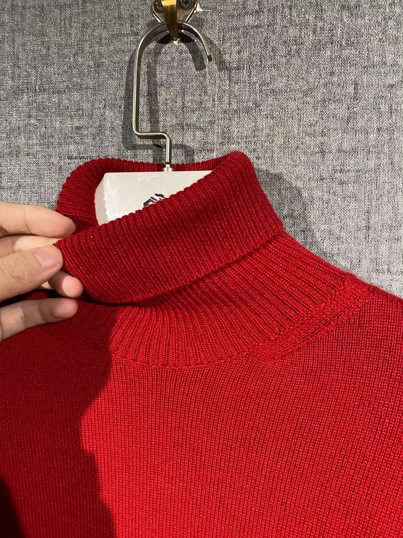 Balenciaga Balenciaga Red Cashmere Sweater Size XS Size US XS / EU 42 / 0 - 3 Thumbnail