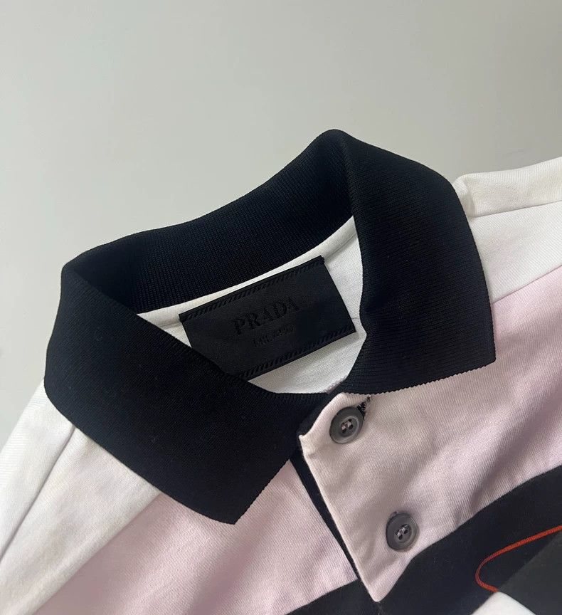 Prada Prada Short Sleeve Polo Shirt for Men Size US XS / EU 42 / 0 - 5 Thumbnail