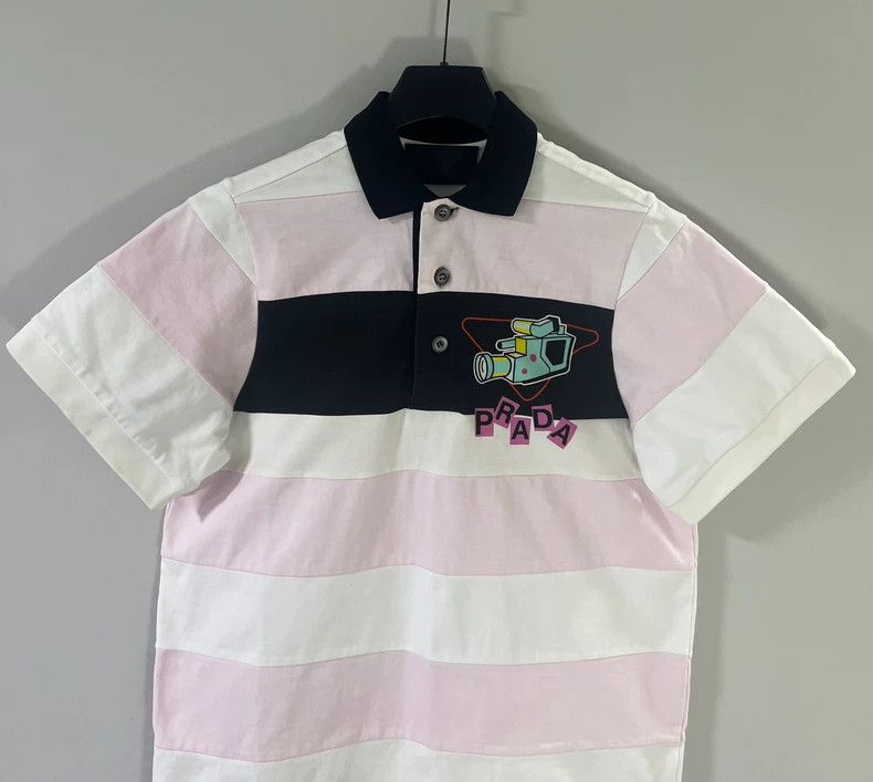 Prada Prada Short Sleeve Polo Shirt for Men Size US XS / EU 42 / 0 - 3 Thumbnail