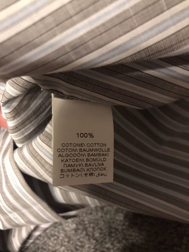 Thom Browne Brunello Cucinelli Long Sleeve Striped Shirt Size US XL / EU 56 / 4 - 5 Thumbnail