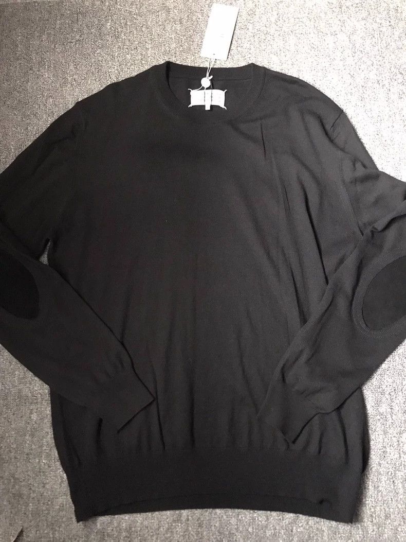Maison Margiela Martin Margiela Black Wool Blend Sweater Size US XXL / EU 58 / 5 - 3 Thumbnail