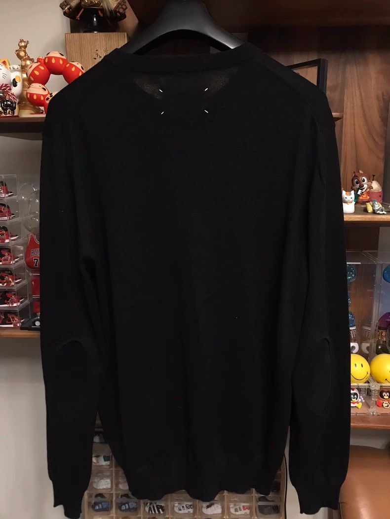 Maison Margiela Martin Margiela Black Wool Blend Sweater Size US XXL / EU 58 / 5 - 2 Thumbnail
