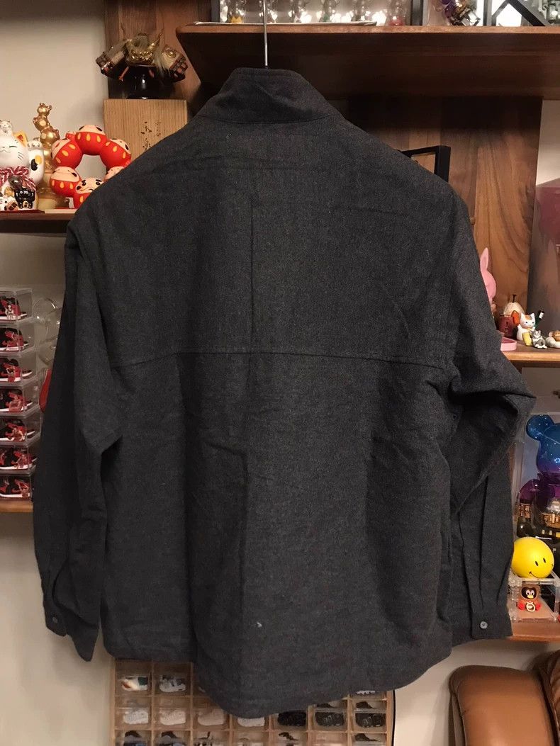 Moncler New Gray Cotton Jacket with Stand Collar Size US M / EU 48-50 / 2 - 2 Thumbnail
