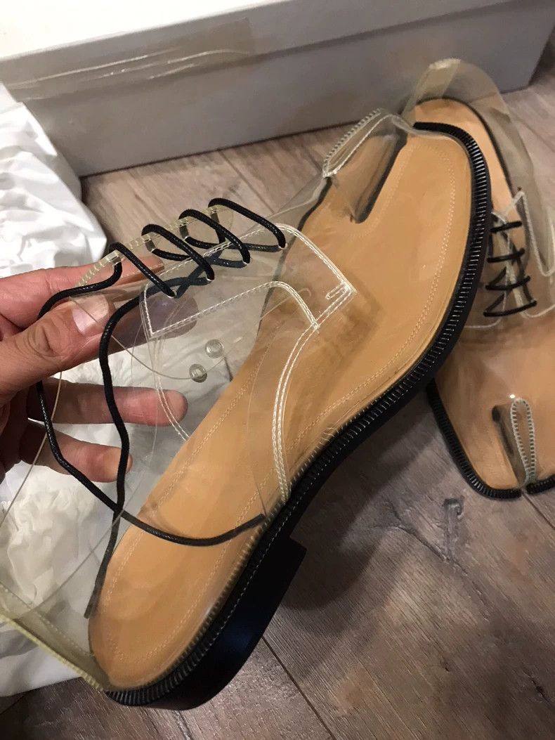 Maison Margiela Maison Margiela Transparent Derby Shoes Size US 10 / EU 43 - 3 Thumbnail