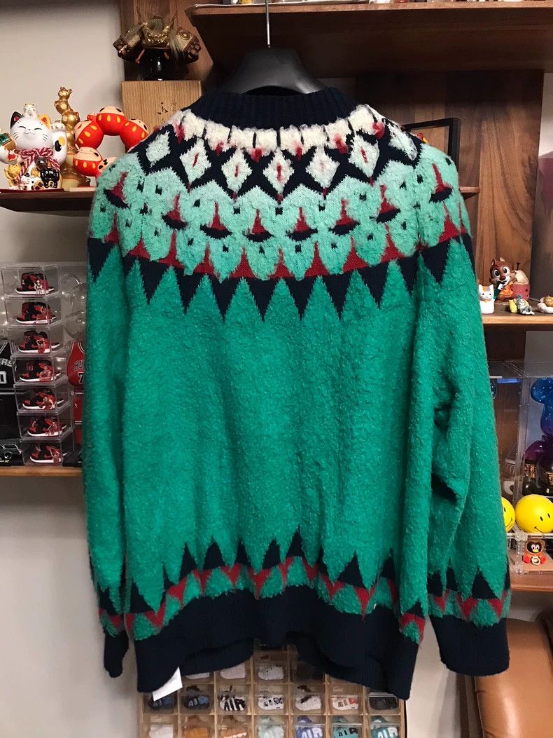 Sacai Sacai Knit Cardigan with Colorful Pattern Size US M / EU 48-50 / 2 - 2 Thumbnail