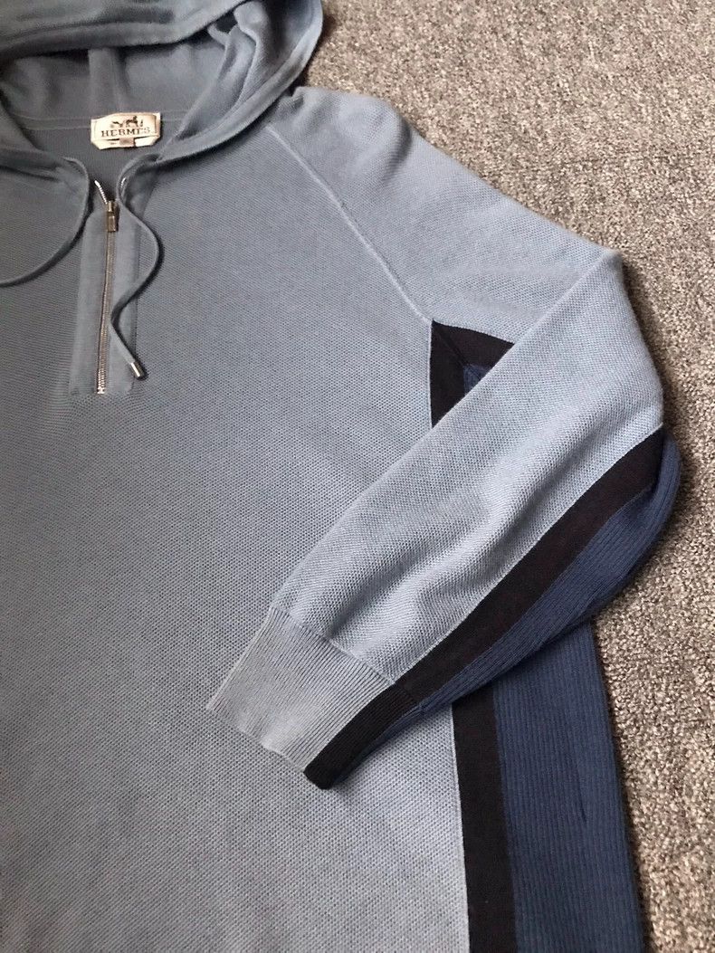Hermes Hermes Zip Hoodie in Blue and Navy Size US XL / EU 56 / 4 - 4 Thumbnail