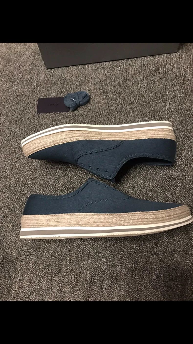 Prada Prada Casual Shoes in Misty Blue Color Size US 10.5 / EU 43-44 - 4 Thumbnail