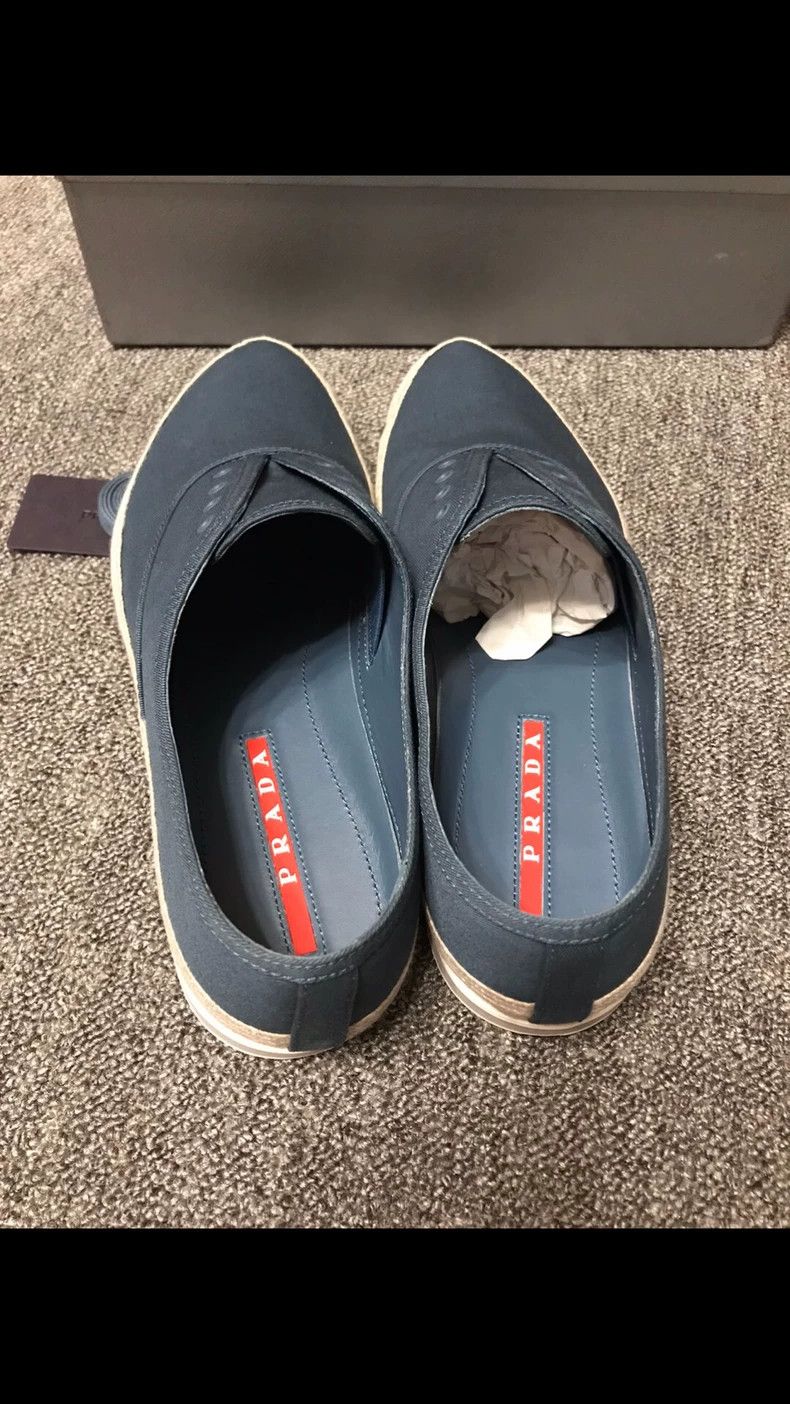Prada Prada Casual Shoes in Misty Blue Color Size US 10.5 / EU 43-44 - 3 Thumbnail