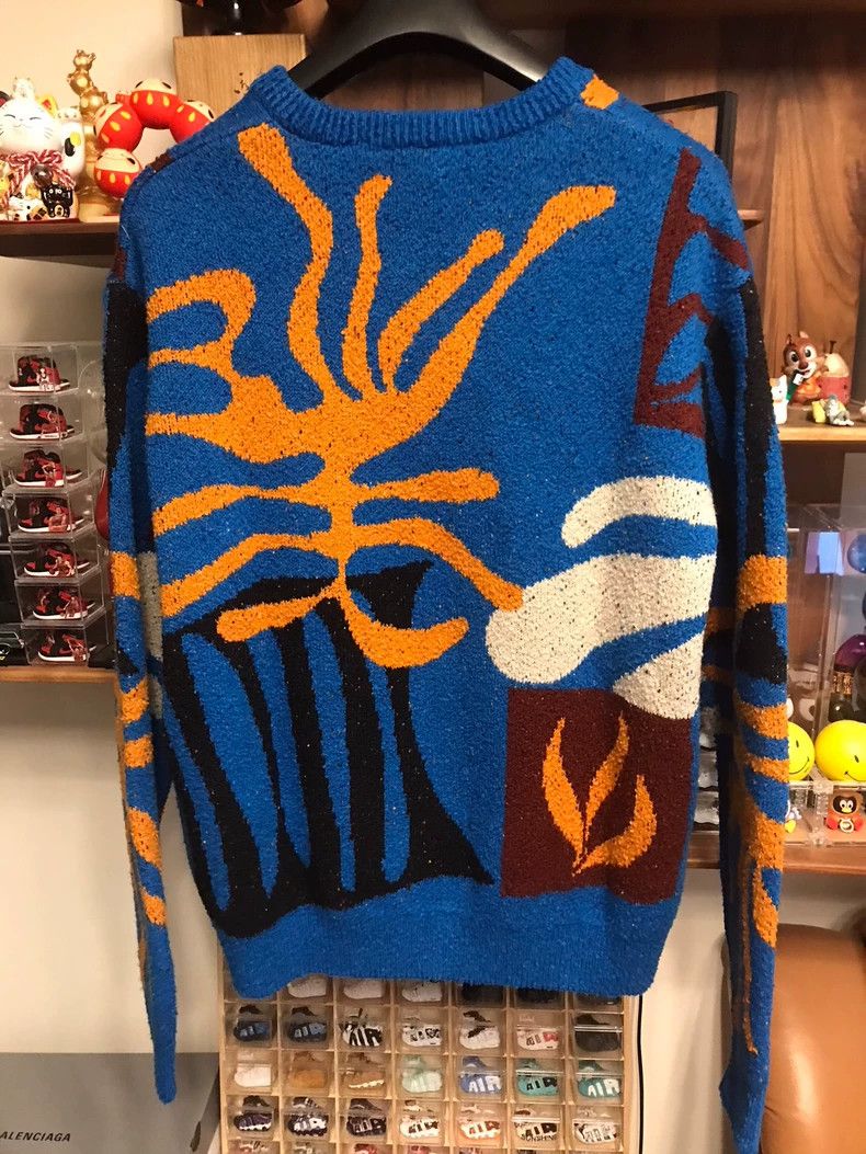 Japanese Brand Abstract Patterned Knit Sweater for All Size US M / EU 48-50 / 2 - 2 Thumbnail