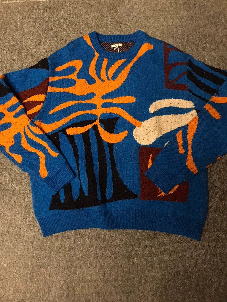 Japanese Brand Abstract Patterned Knit Sweater for All Size US M / EU 48-50 / 2 - 3 Thumbnail