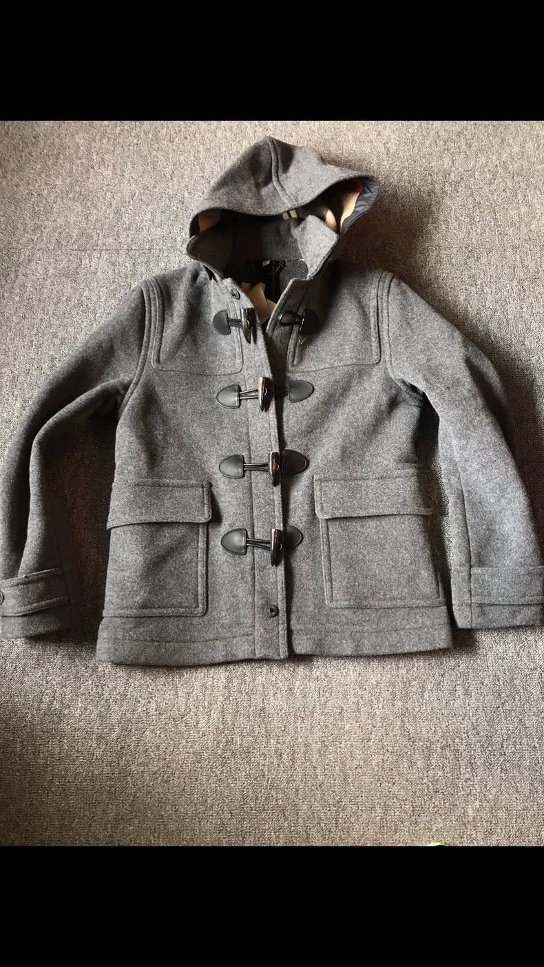 Burberry Burberry Hooded Wool Blend Jacket for Men Size US L / EU 52-54 / 3 - 3 Thumbnail