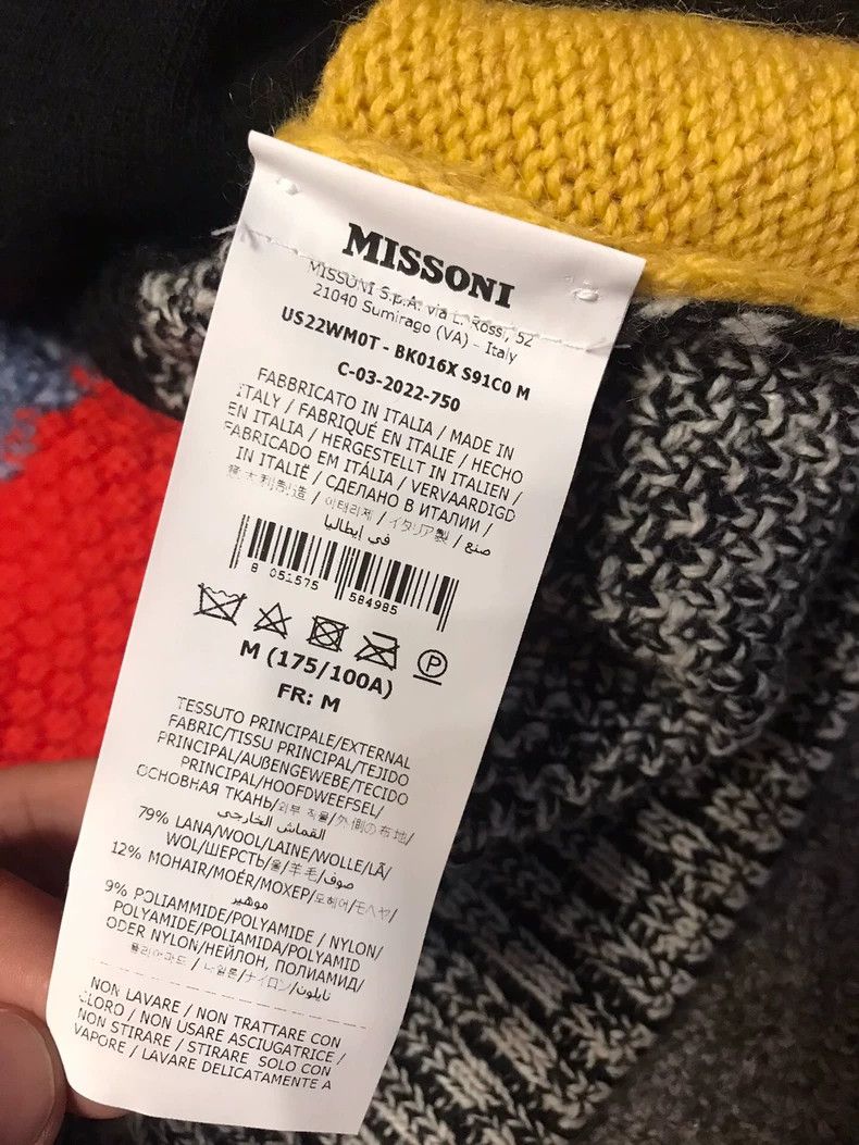 Missoni Missoni Colorful Wool Blend Cardigan Size US M / EU 48-50 / 2 - 4 Thumbnail