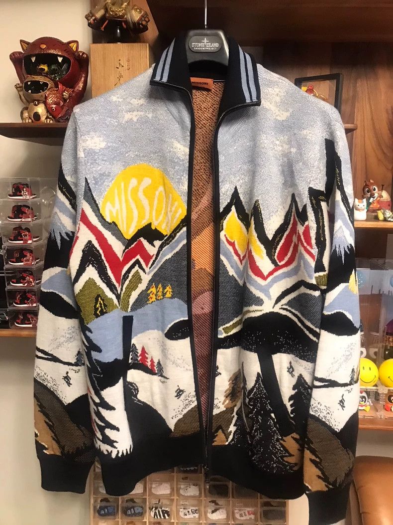 Missoni Missoni Colorful Wool Blend Cardigan Size US M / EU 48-50 / 2 - 7 Thumbnail